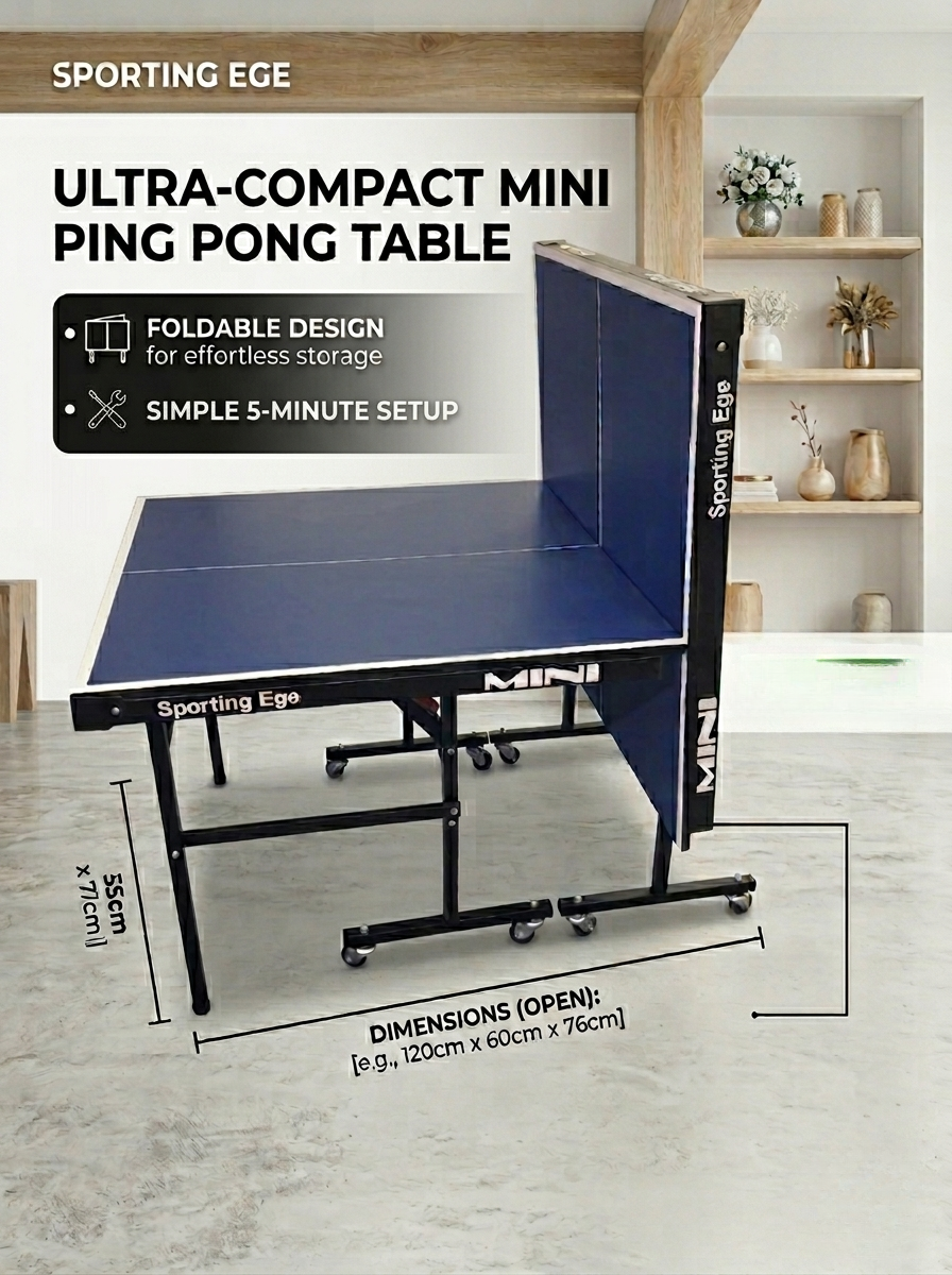 Mini Table Tennis Set - Image 3