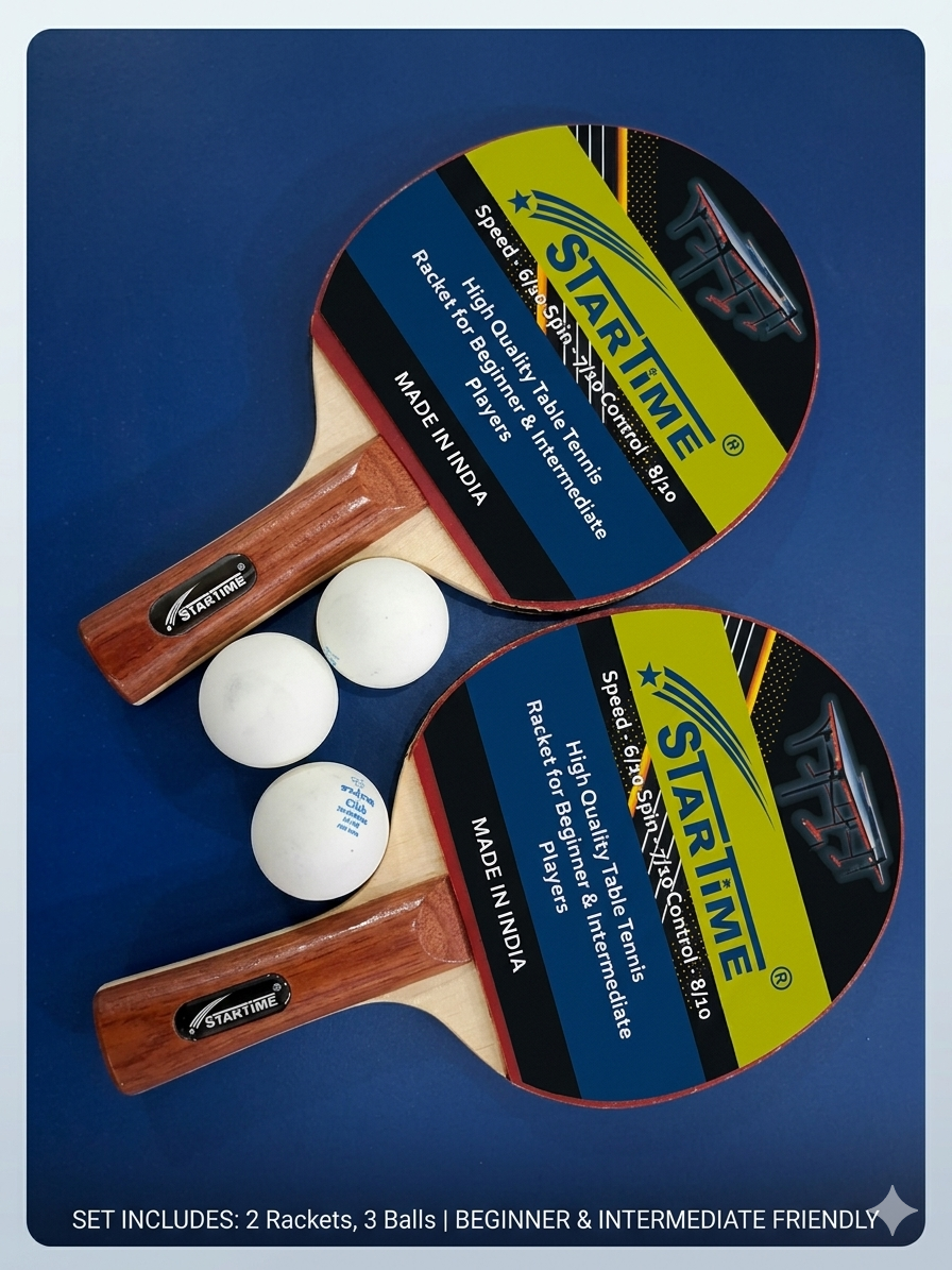 Table Tennis Rackets and Balls